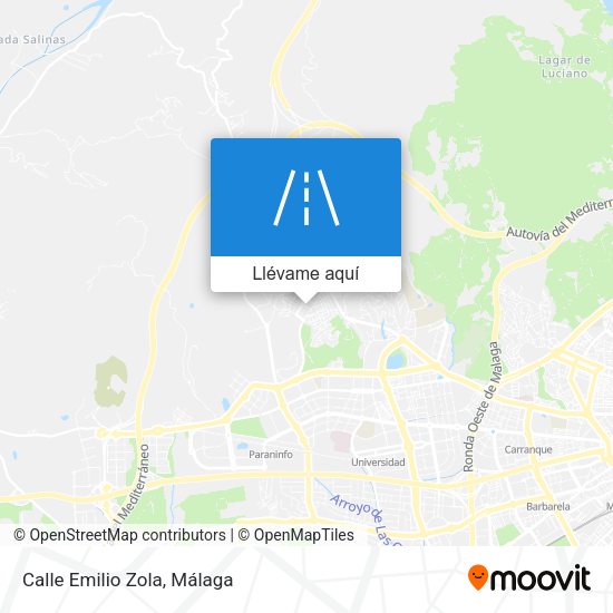 Mapa Calle Emilio Zola