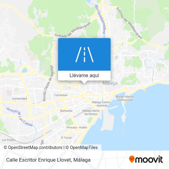 Mapa Calle Escritor Enrique Llovet