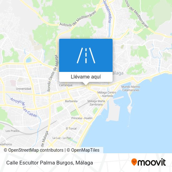 Mapa Calle Escultor Palma Burgos