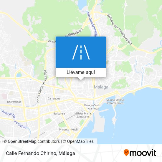 Mapa Calle Fernando Chirino