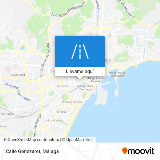 Mapa Calle Genezaret