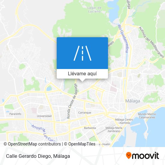 Mapa Calle Gerardo Diego