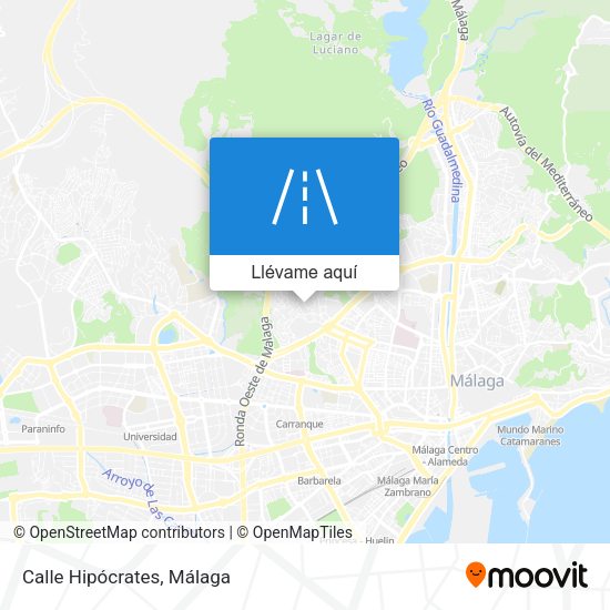 Mapa Calle Hipócrates
