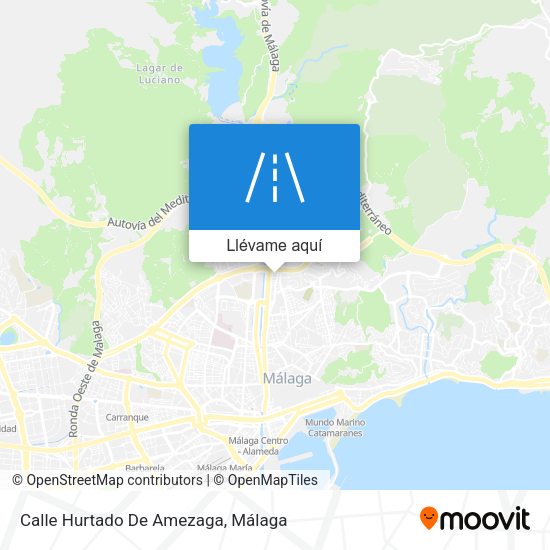 Mapa Calle Hurtado De Amezaga