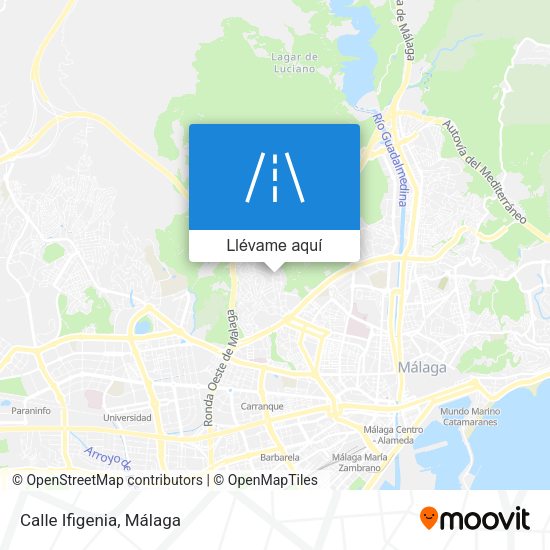 Mapa Calle Ifigenia