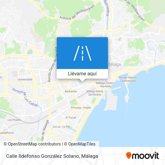 Mapa Calle Ildefonso González Solano