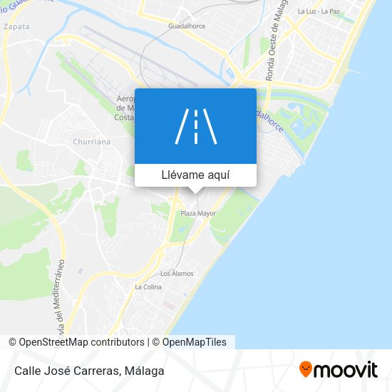 Mapa Calle José Carreras