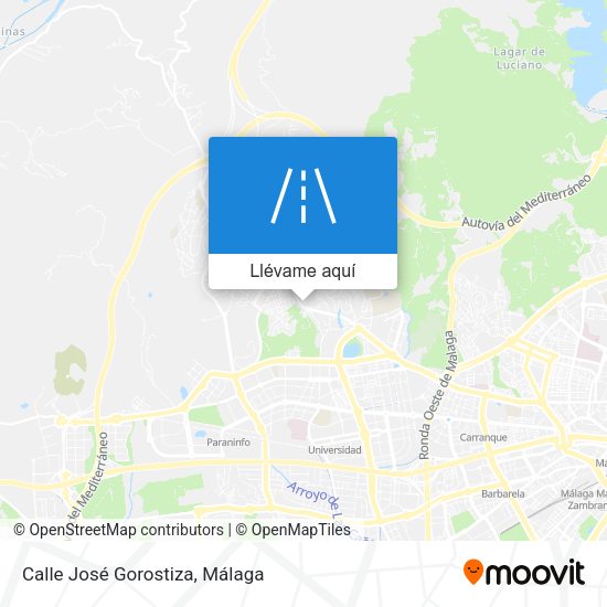 Mapa Calle José Gorostiza