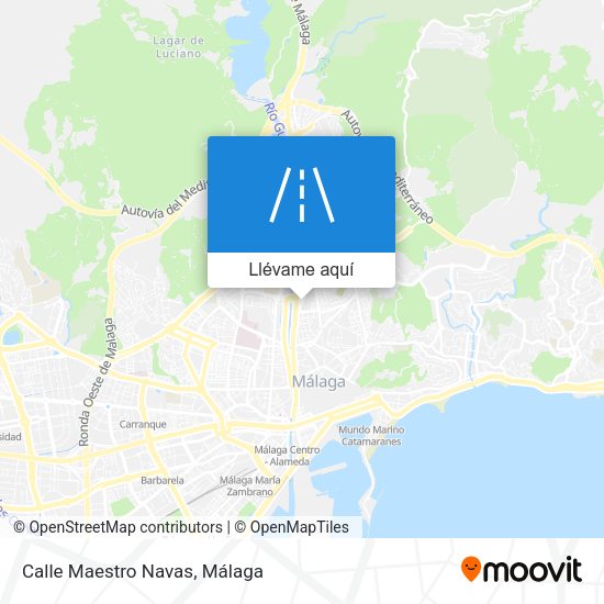Mapa Calle Maestro Navas