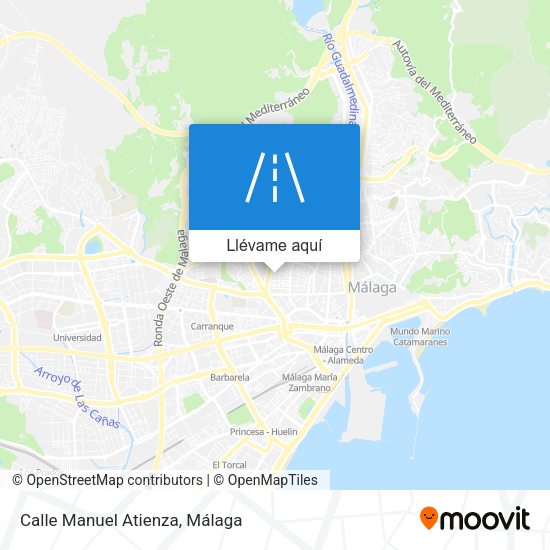 Mapa Calle Manuel Atienza