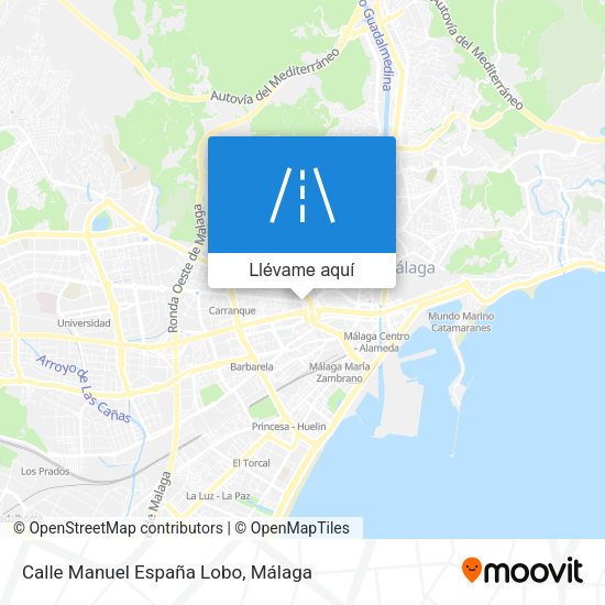 Mapa Calle Manuel España Lobo