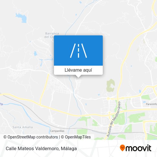 Mapa Calle Mateos Valdemoro