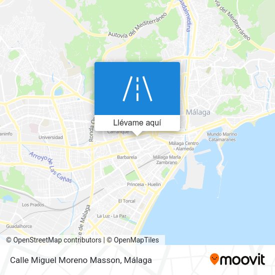 Mapa Calle Miguel Moreno Masson