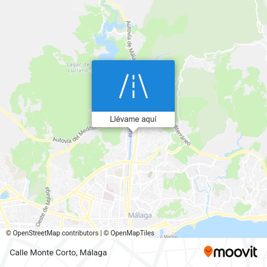 Mapa Calle Monte Corto