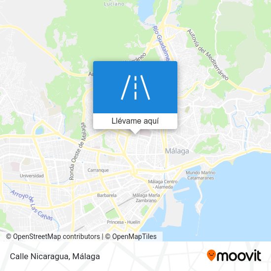 Mapa Calle Nicaragua