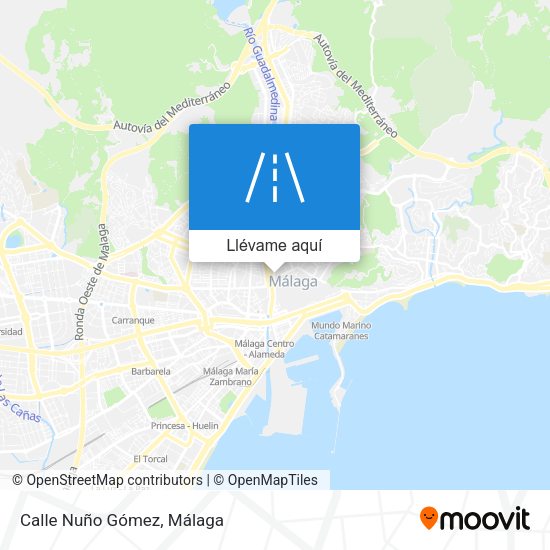 Mapa Calle Nuño Gómez