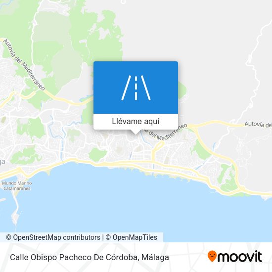 Mapa Calle Obispo Pacheco De Córdoba