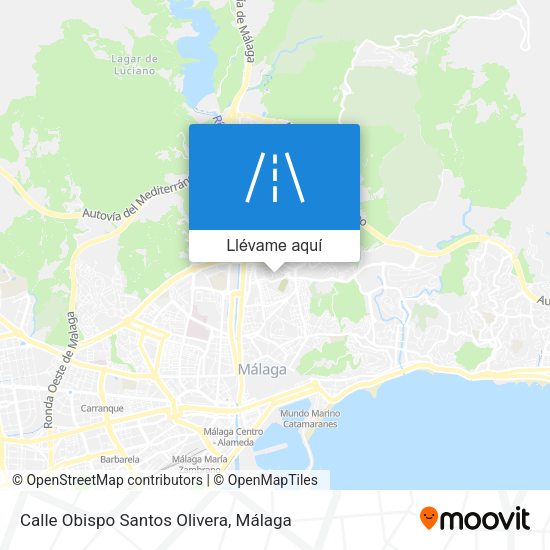 Mapa Calle Obispo Santos Olivera