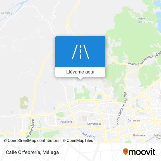 Mapa Calle Orfebrería