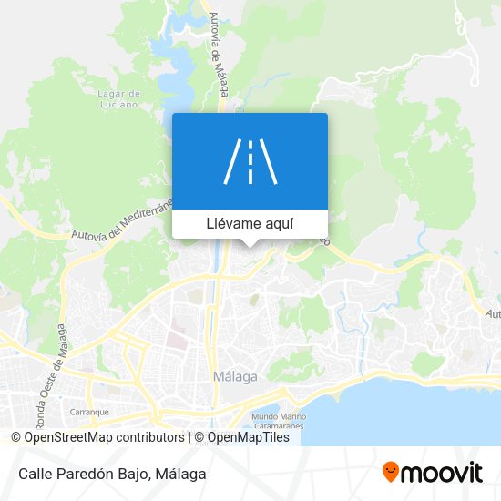 Mapa Calle Paredón Bajo