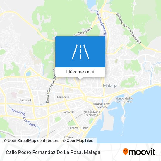 Mapa Calle Pedro Fernández De La Rosa