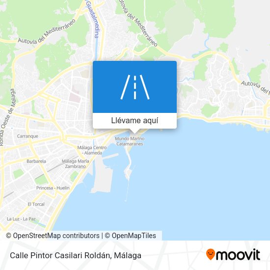 Mapa Calle Pintor Casilari Roldán