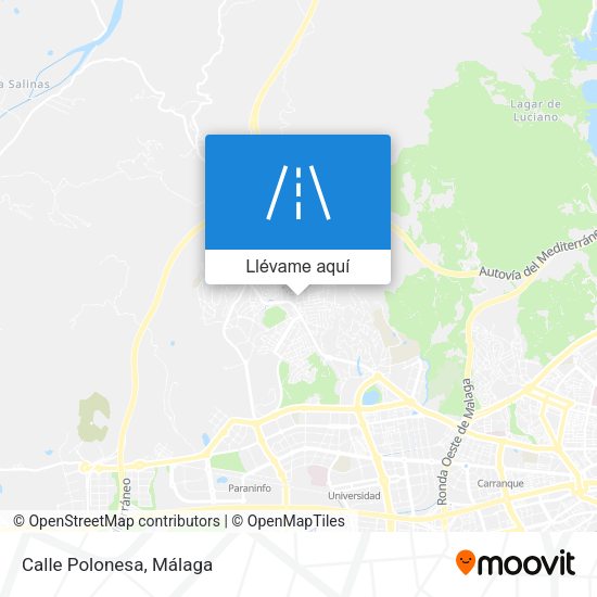 Mapa Calle Polonesa