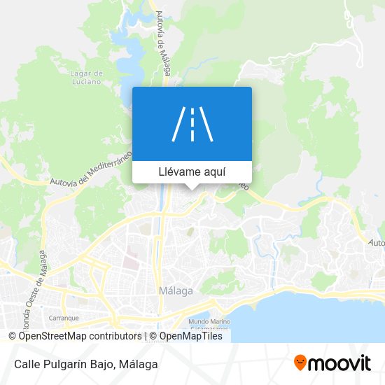 Mapa Calle Pulgarín Bajo
