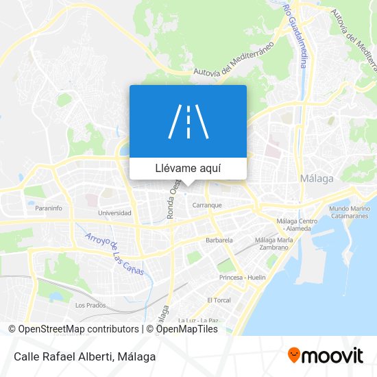 Mapa Calle Rafael Alberti