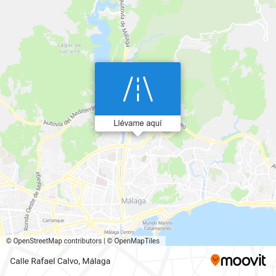 Mapa Calle Rafael Calvo