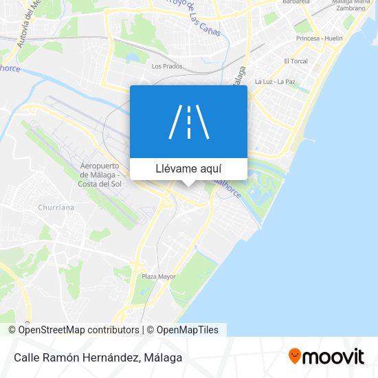 Mapa Calle Ramón Hernández