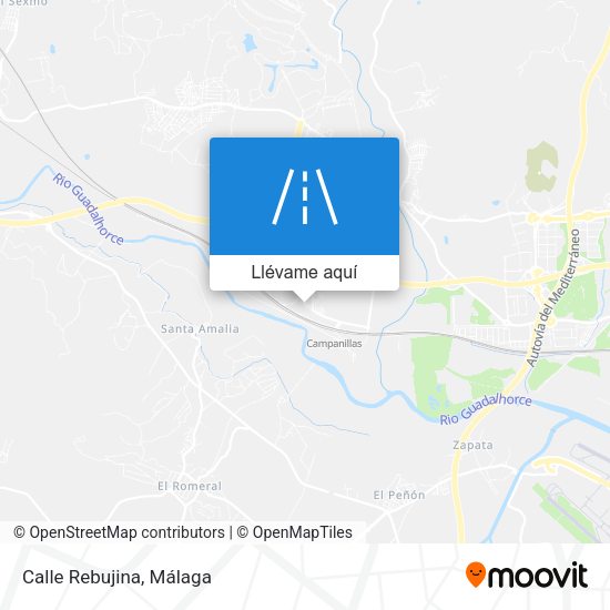 Mapa Calle Rebujina