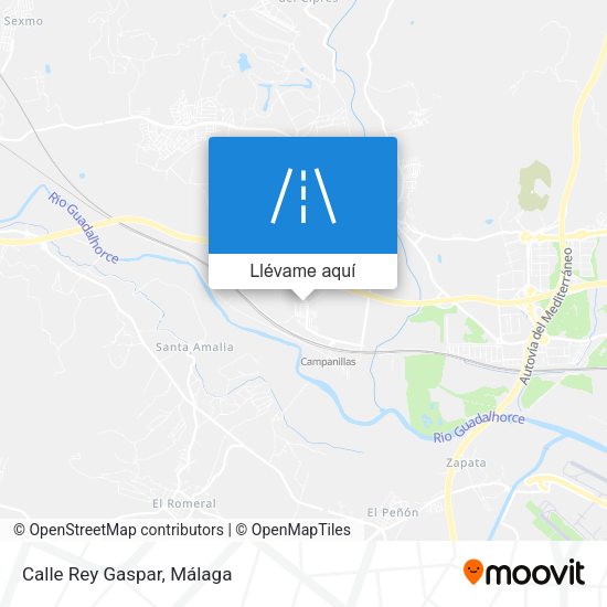 Mapa Calle Rey Gaspar
