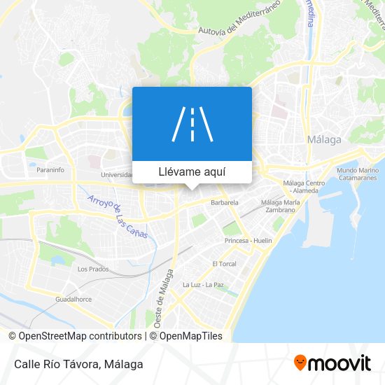 Mapa Calle Río Távora