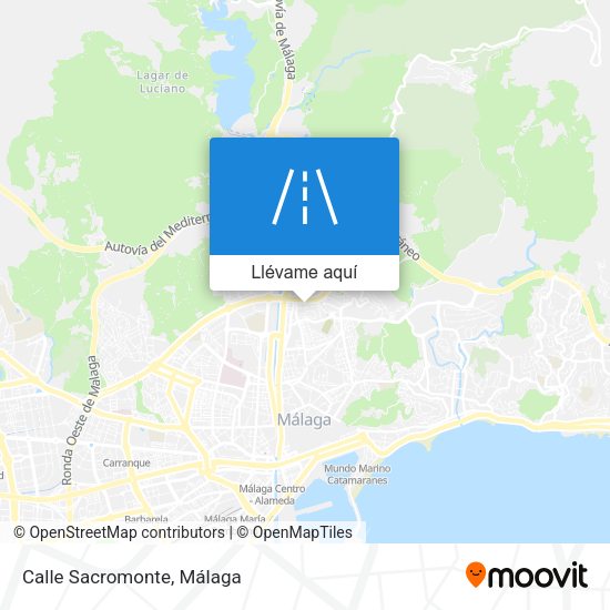 Mapa Calle Sacromonte