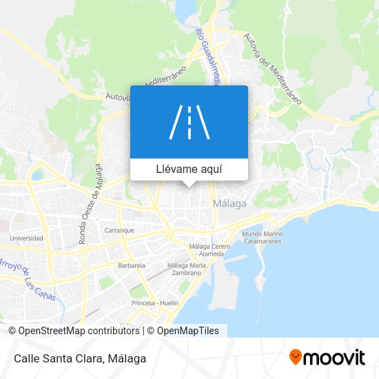 Mapa Calle Santa Clara