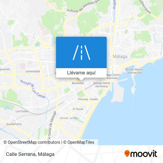 Mapa Calle Serrana