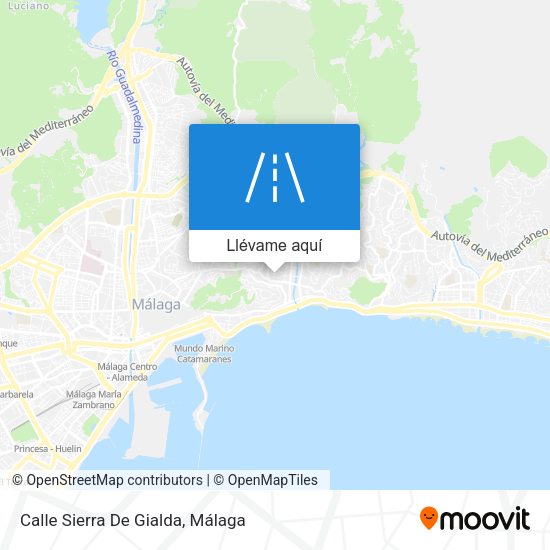 Mapa Calle Sierra De Gialda