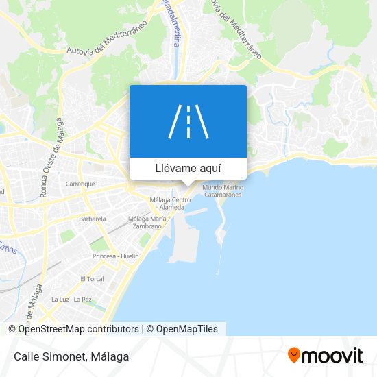 Mapa Calle Simonet