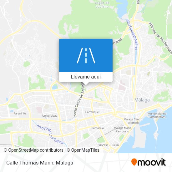 Mapa Calle Thomas Mann