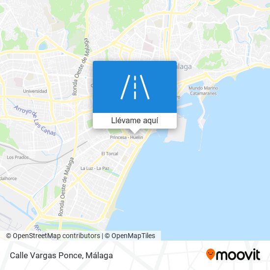 Mapa Calle Vargas Ponce