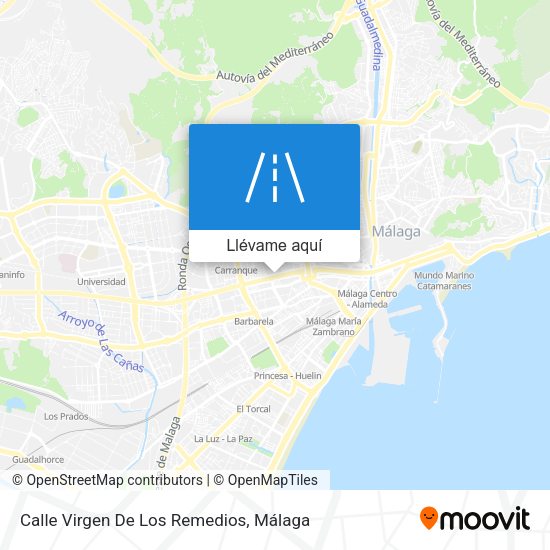 Mapa Calle Virgen De Los Remedios