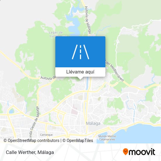 Mapa Calle Werther
