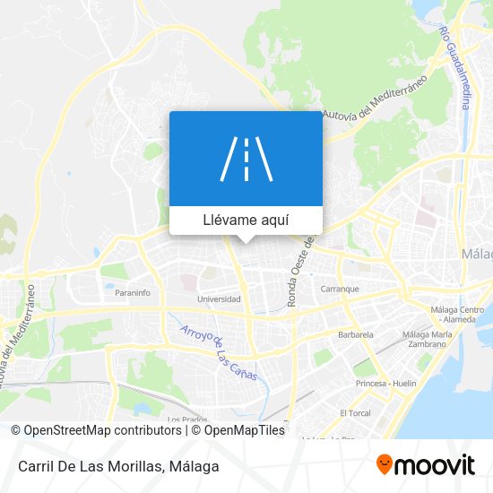 Mapa Carril De Las Morillas