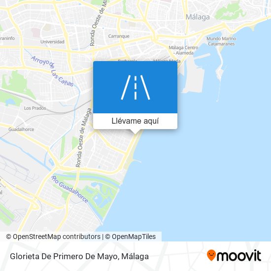 Mapa Glorieta De Primero De Mayo