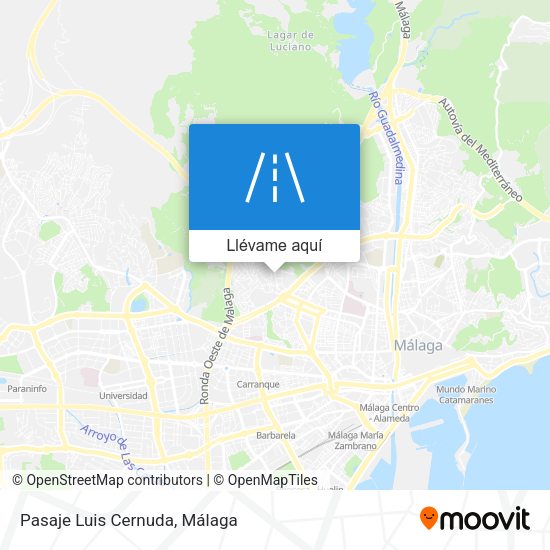 Mapa Pasaje Luis Cernuda