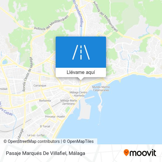 Mapa Pasaje Marqués De Villafiel