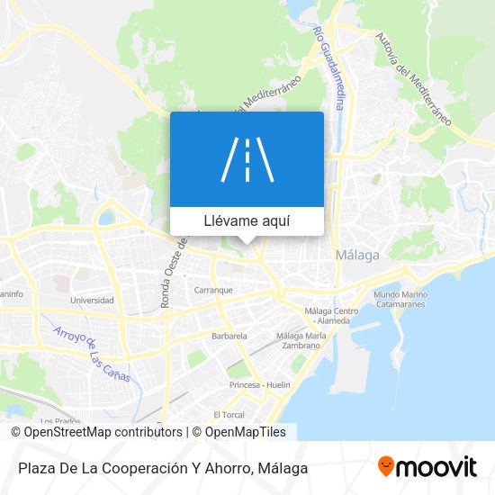 Mapa Plaza De La Cooperación Y Ahorro