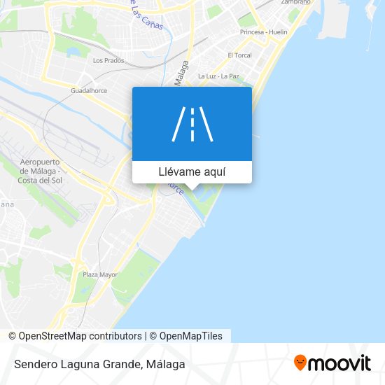 Mapa Sendero Laguna Grande