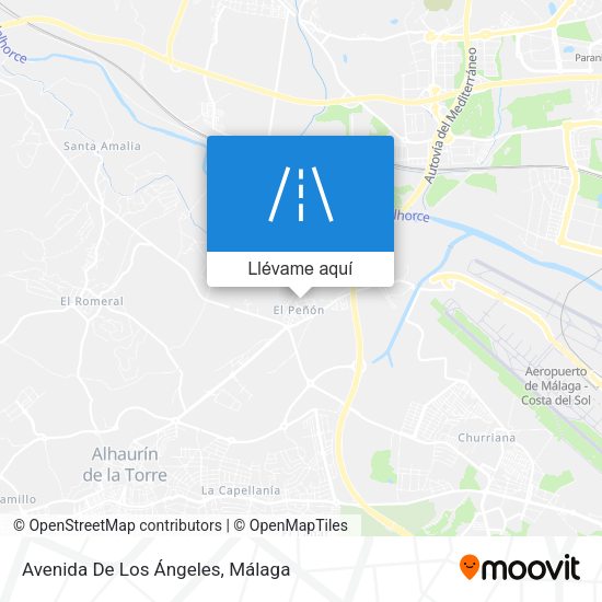 Mapa Avenida De Los Ángeles